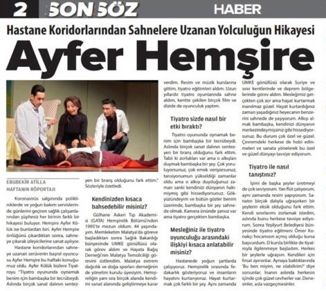 Ayfer Kölük İle İlgili Haberler.